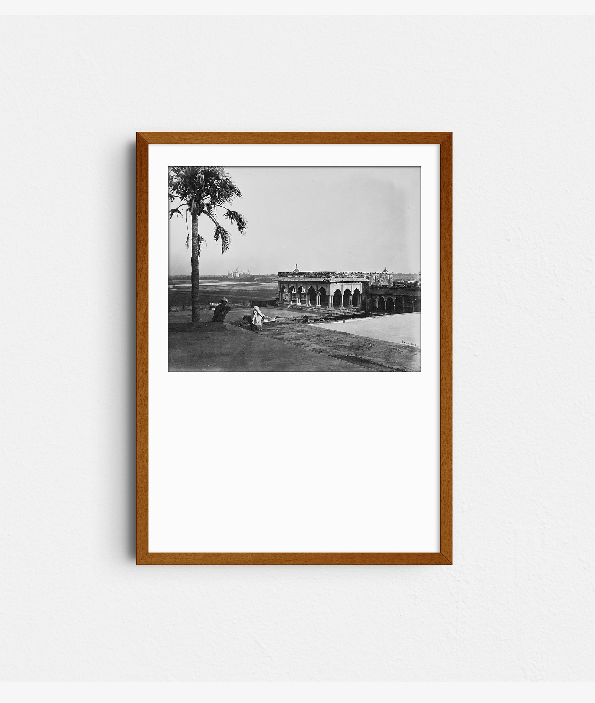 The Fort and Palace of Akbar with the Taj in the Distance