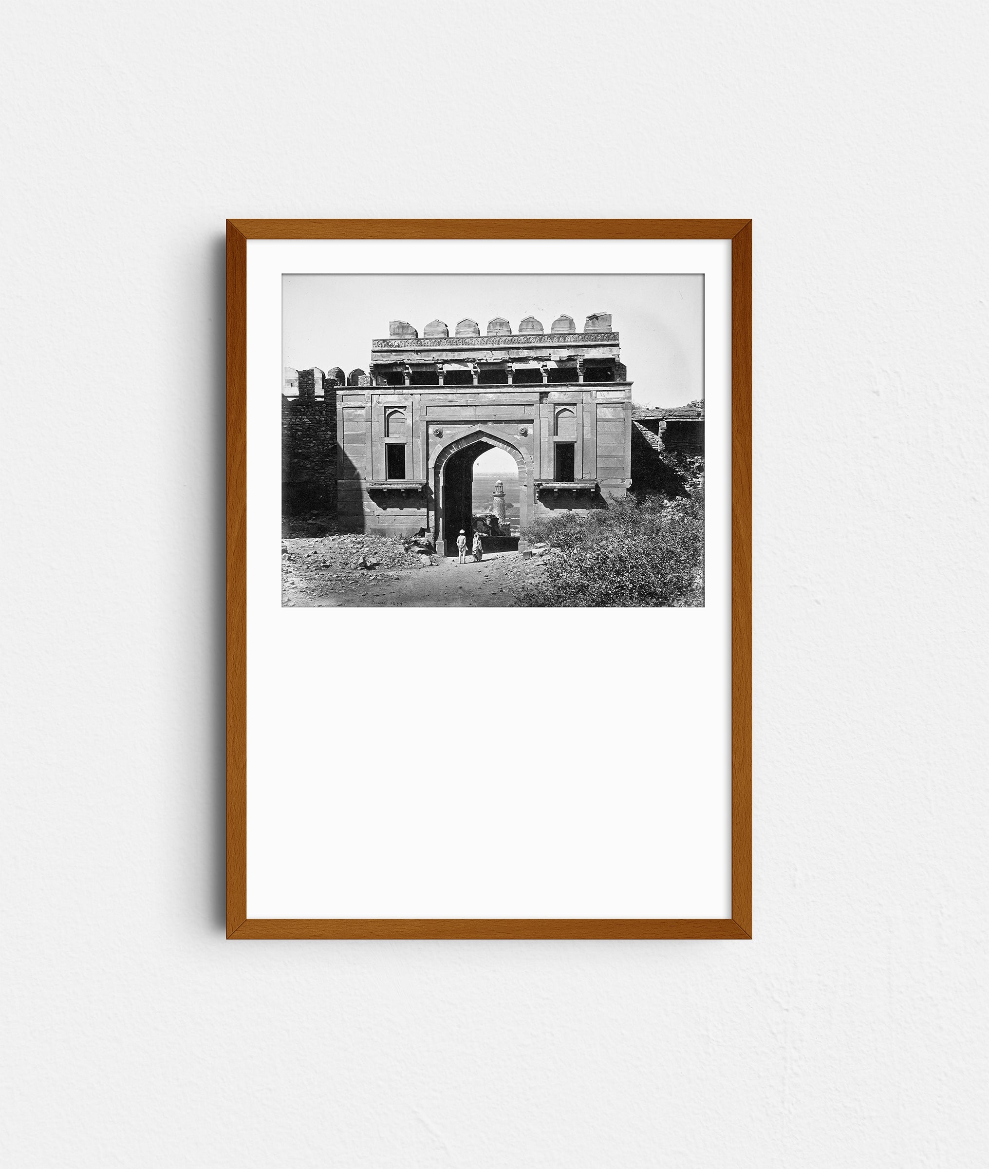 Futtypore Sikri; The Elephant Tower, Seen through the Elephant Gate