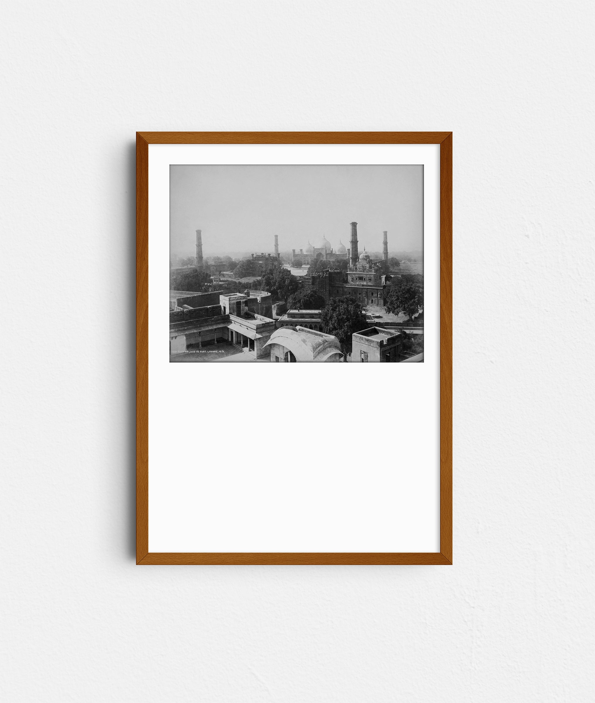 Lahore; View from Palace in the Fort